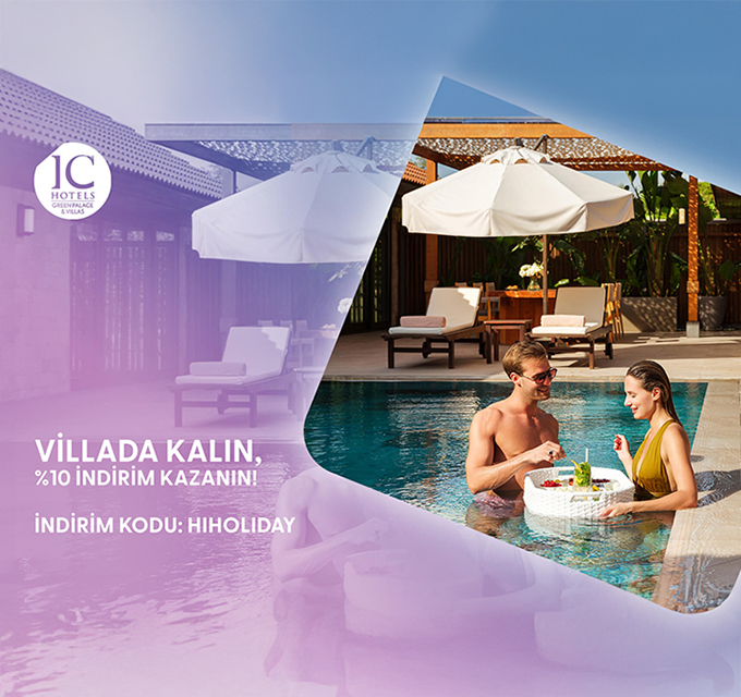Villa Konaklamalarına Özel %10 İndirim